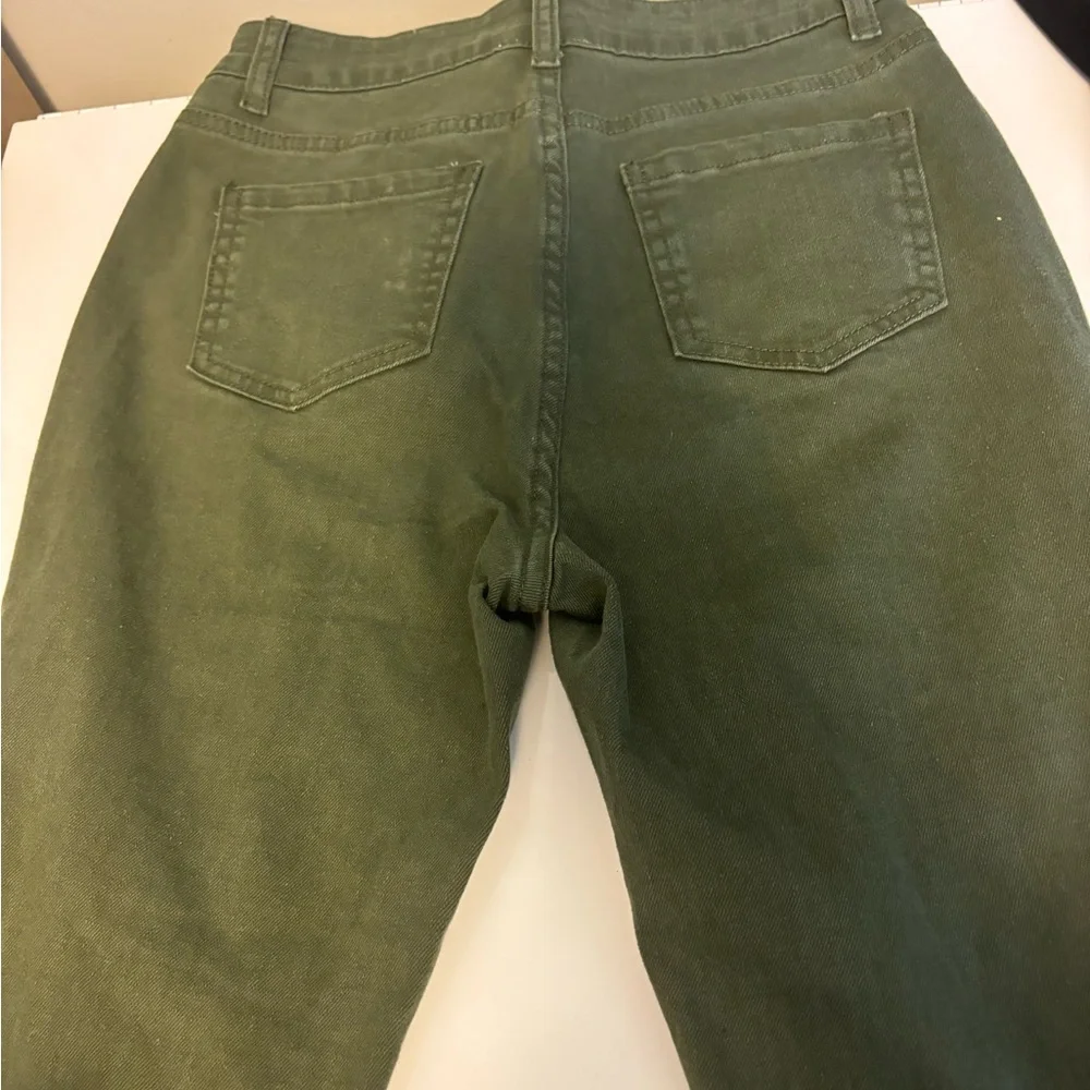Olive green BiBi brand nwt raw edge - Picture 1 of 8